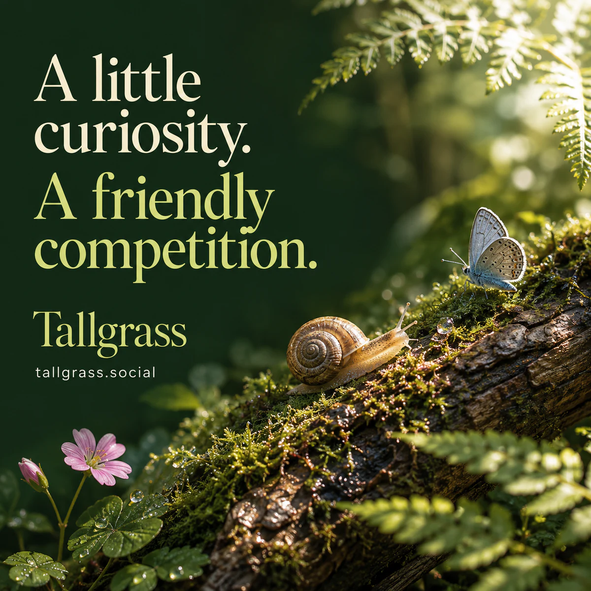 Square Tallgrass campaign artwork for a social feed